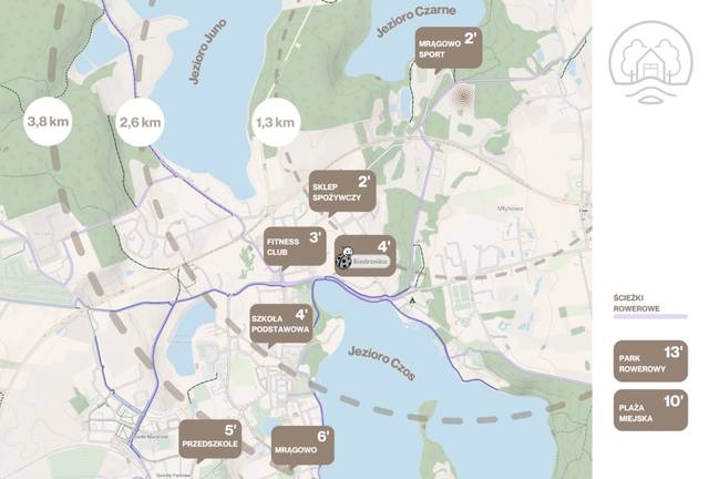Mapa lokalizacji inwestycji Młynowo